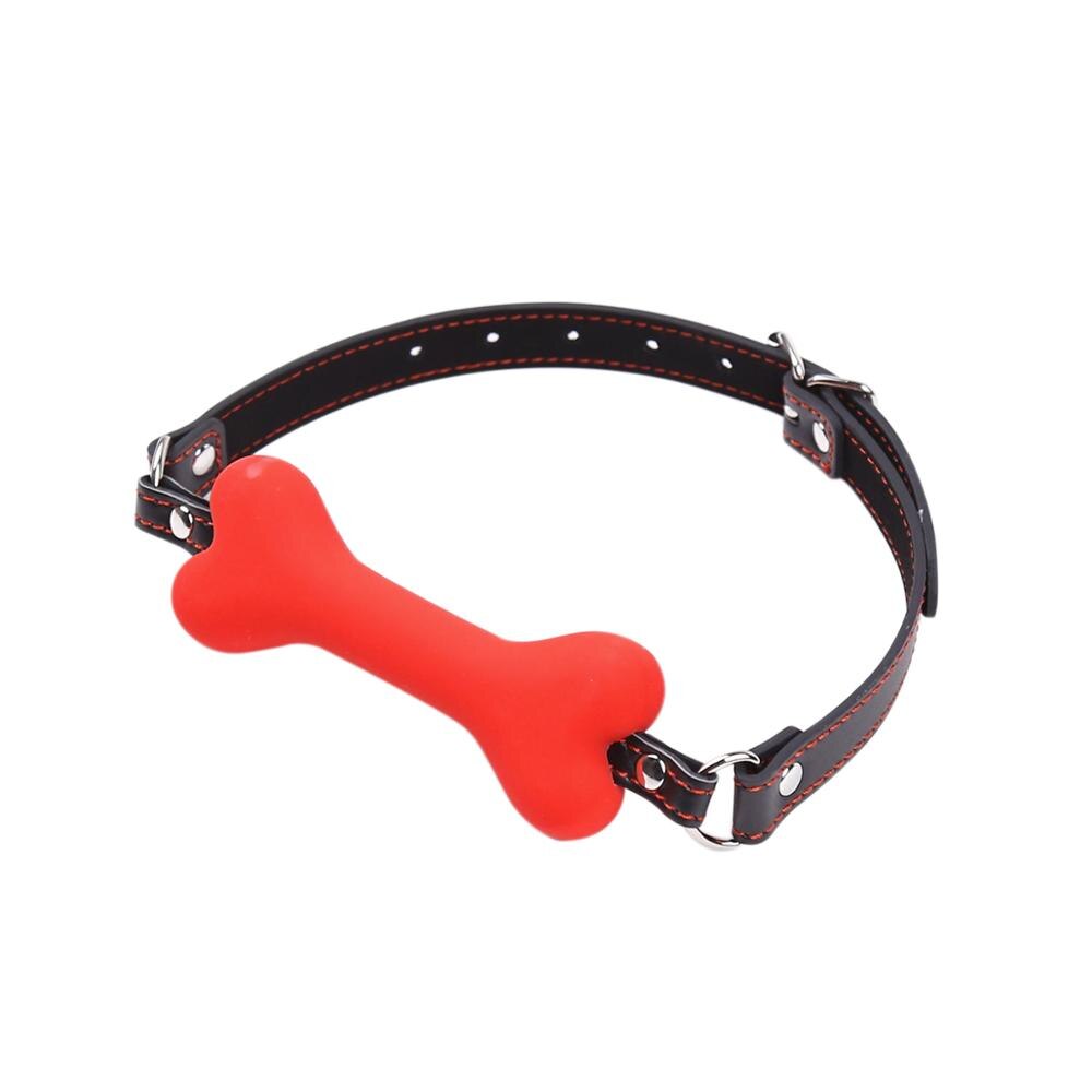 Dog Bone Mouth Gag Harness Erotic Silicone Gag Bdsm Products - Pleasures and Sins   Pleasures and Sins