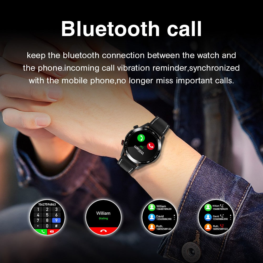 Smart Watch Bluetooth Call Full Touch Screen Waterproof Android IOS - Pleasures and Sins   Pleasures and Sins