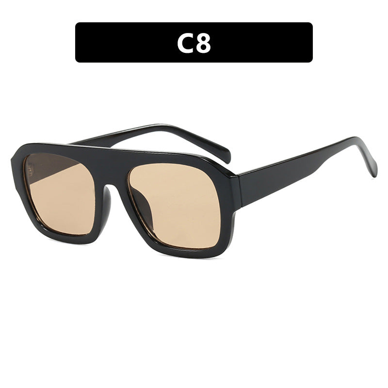 Ladies large frame square sunglasses, Instagram trend