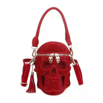 Creative Skull Shape Shoulder Messenger Silicone Bag