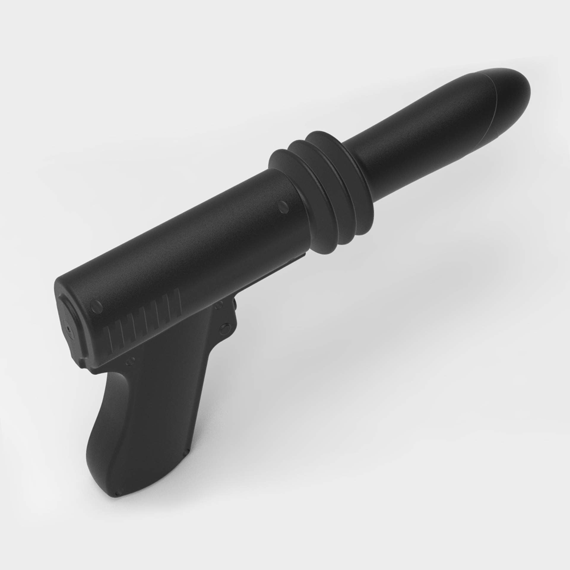 Simulated Phallus Pistol, Automatic Retractable Gun, Massage Vibrator - Pleasures and Sins   Pleasures and Sins