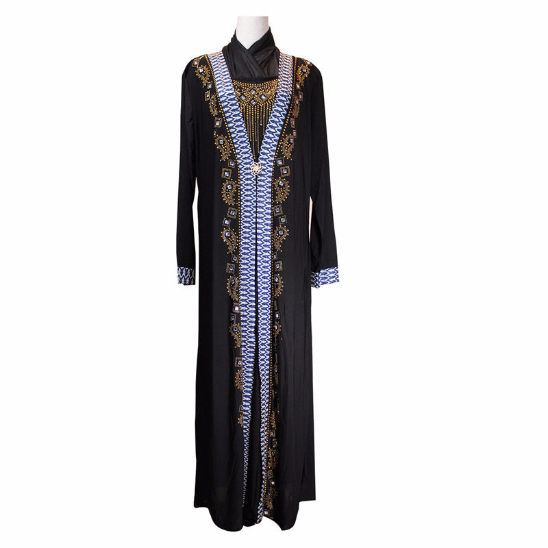 Muslim Ramadan Luxurious Fashion Beaded Dress - Pleasures and Sins   Pleasures and Sins