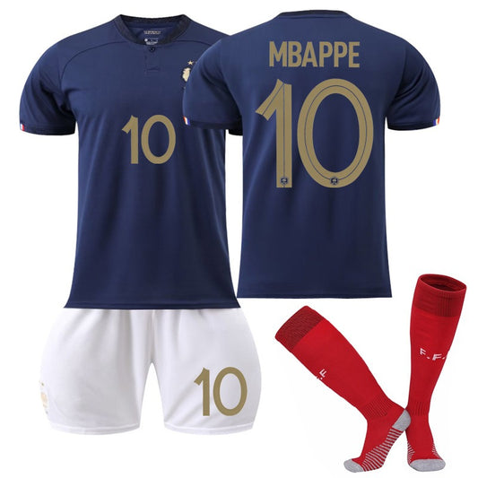 France Home Football Kit No.10 Mbappe 19 Benzema 11 Dembele 9 Giroud - Pleasures and Sins   Pleasures and Sins