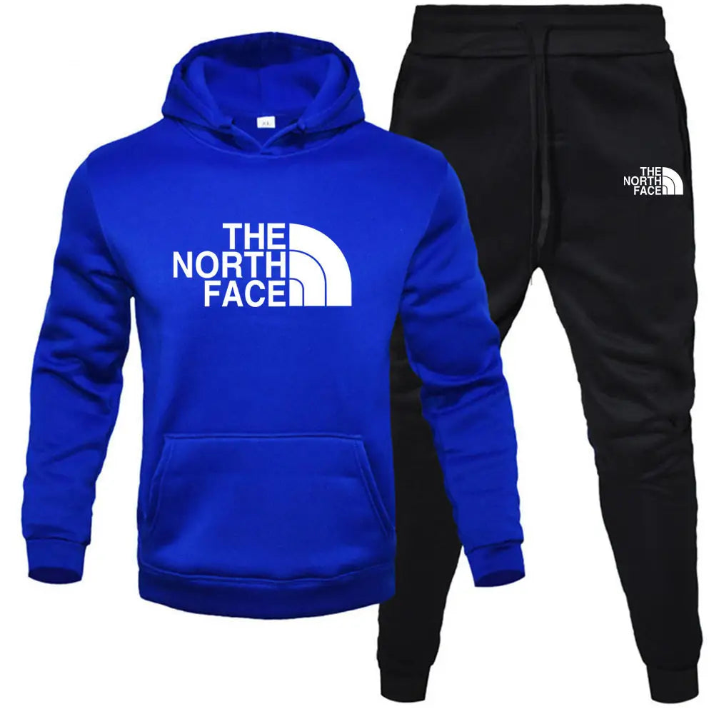 North Face Bedruckter Fleece Hoodie und Jogger Set