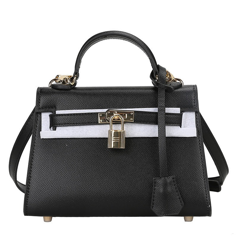 Small padlock detail palm pattern handbag for women - Pleasures and Sins   Pleasures and Sins