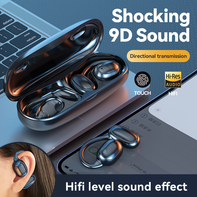 Wireless Bluetooth Earphones Ear Hanging Noise Cancelling - Pleasures and Sins   Pleasures and Sins