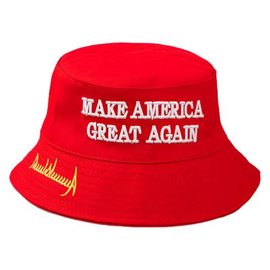 Donald Trump Make America Great Again Pot Fisherman Hat Hat Pleasures and Sins.