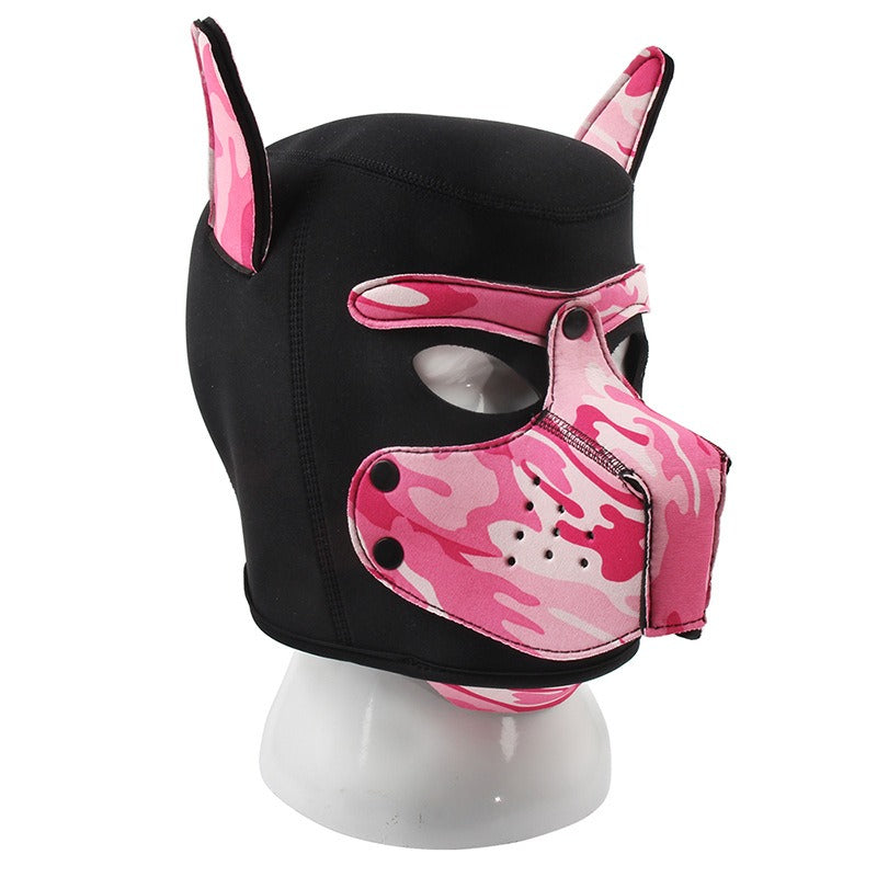 New Adult SM Role Play Flirting Dog Head Mask Headgear - Pleasures and Sins   Pleasures and Sins