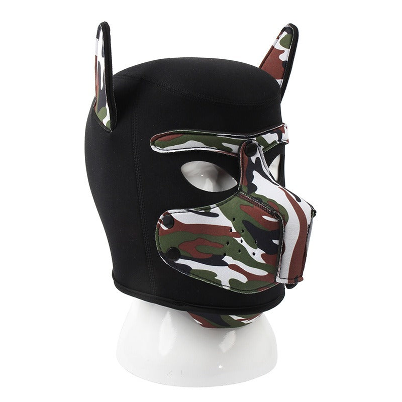 New Adult SM Role Play Flirting Dog Head Mask Headgear - Pleasures and Sins   Pleasures and Sins