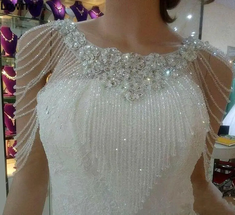 Crystals Neck and Shoulder Bolero Wedding Accessory