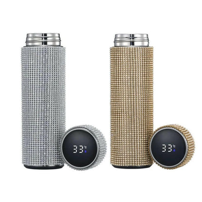 500ml RhinestoneThermos Bottle Stainless Steel Flask