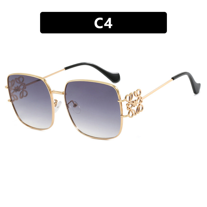 Ladies new personalized simple sunglasses versatile fashion sunglasses