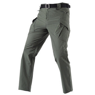 Mens Stretch Outdoor Work Trousers Breathable Quick-drying Pants