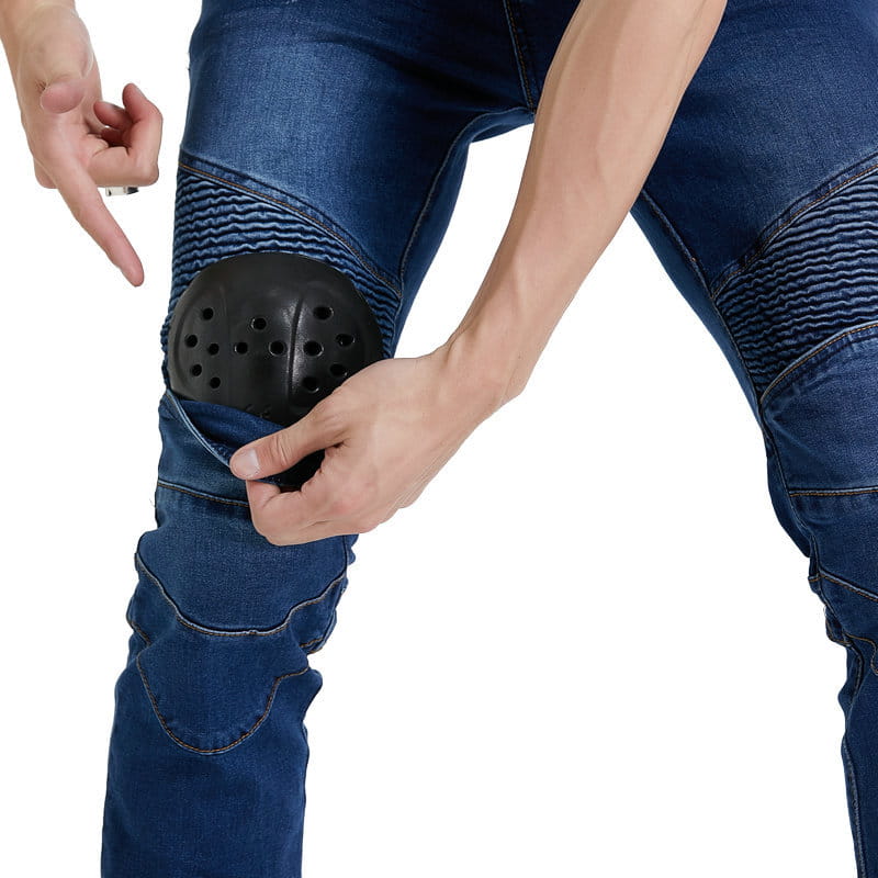 Jeans incassables pour motocyclistes pour les aventures hors route