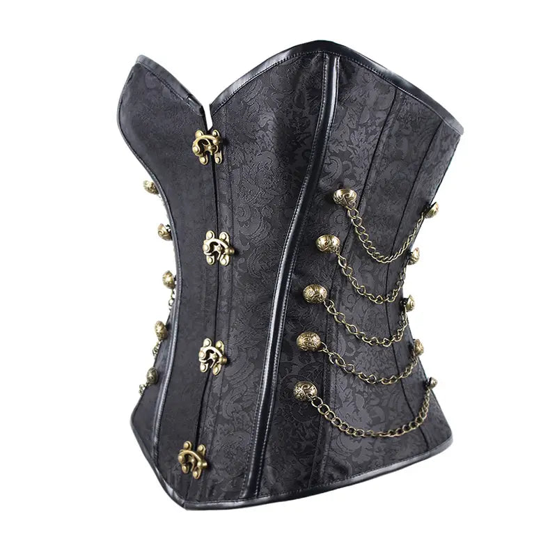 Corset gothique Steampunk de cour vintage