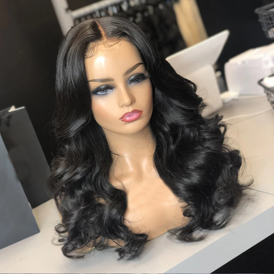 Lace Front Body Wave Synthetic Wig For Black Women - Pleasures and Sins   Pleasures and Sins