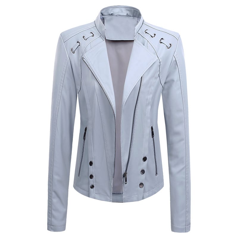 New Spring And Autumn New Leather Pu Leather Jacket Women’s