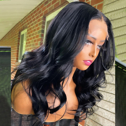 Long Wavy Wig for Black Women Synthetic Hair Wig New Fashion - Pleasures and Sins   Pleasures and Sins