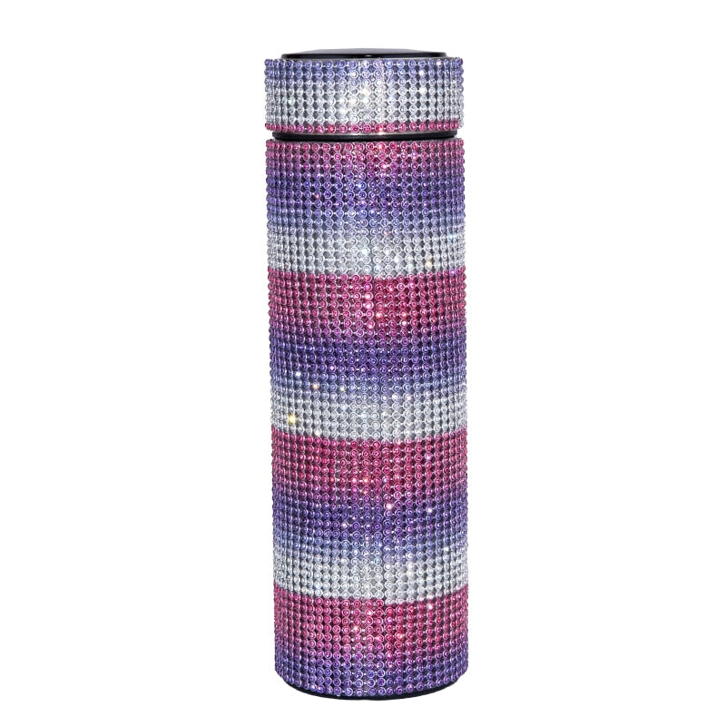 500ml RhinestoneThermos Bottle Stainless Steel Flask for Girls - Pleasures and Sins   Pleasures and Sins