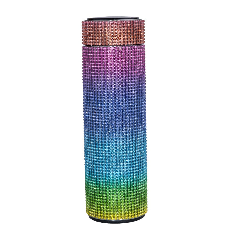 500ml RhinestoneThermos Bottle Stainless Steel Flask for Girls - Pleasures and Sins   Pleasures and Sins