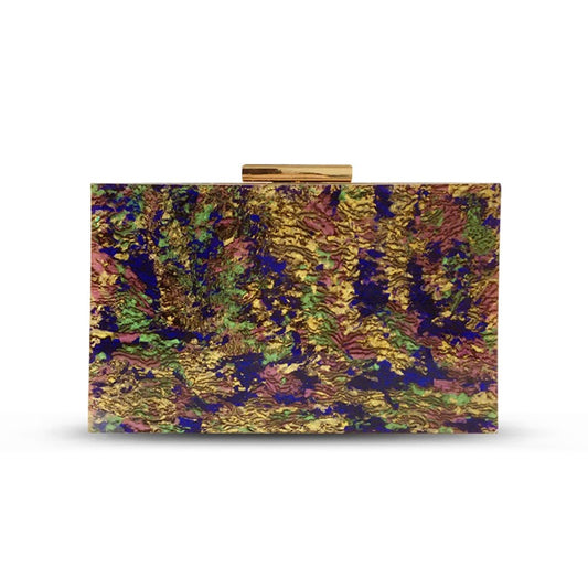 Womens Fritillaria Pearl Acrylic Dinner Clutch Bag - Pleasures and Sins   Pleasures and Sins