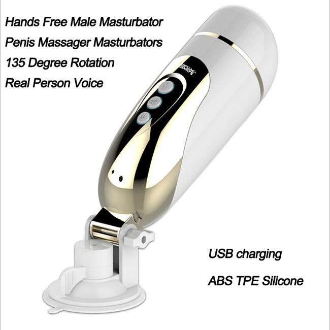 Hands Free Male Masturbator Artificial vagina Sex product Adult toys - Pleasures and Sins   Pleasures and Sins