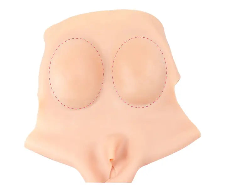 Drag Queen Silicone Breast Plate Multi Size Cross Dressing