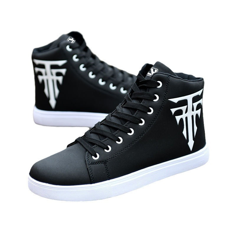 Mens casual high top board shoes lace up running shoes - Pleasures and Sins   Pleasures and Sins