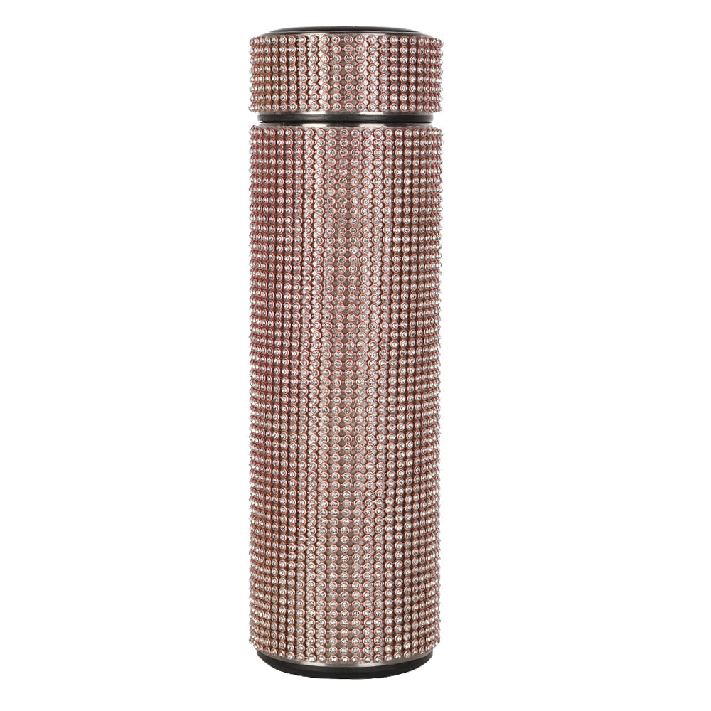 500ml RhinestoneThermos Bottle Stainless Steel Flask for Girls - Pleasures and Sins   Pleasures and Sins