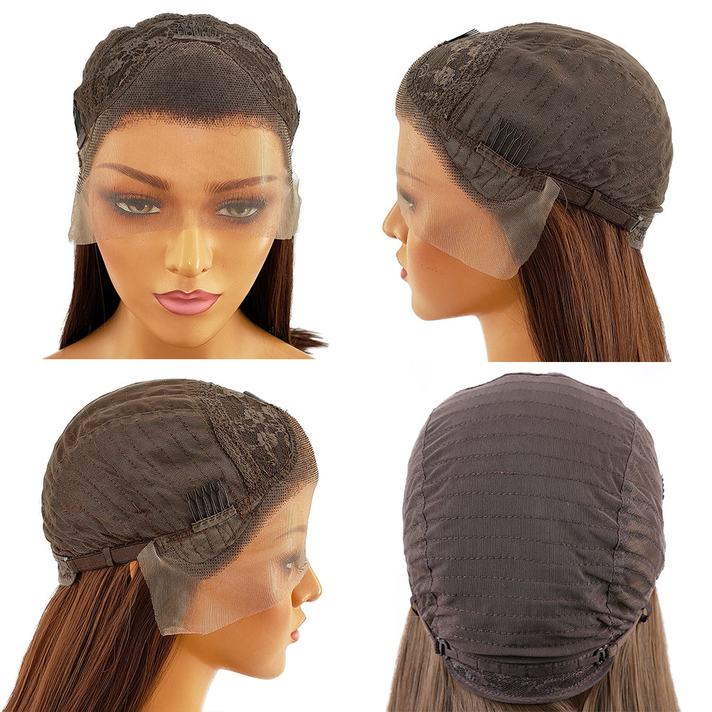 Long Lace Front Curly High Temperature Black Lady Silk Wig - Pleasures and Sins   Pleasures and Sins