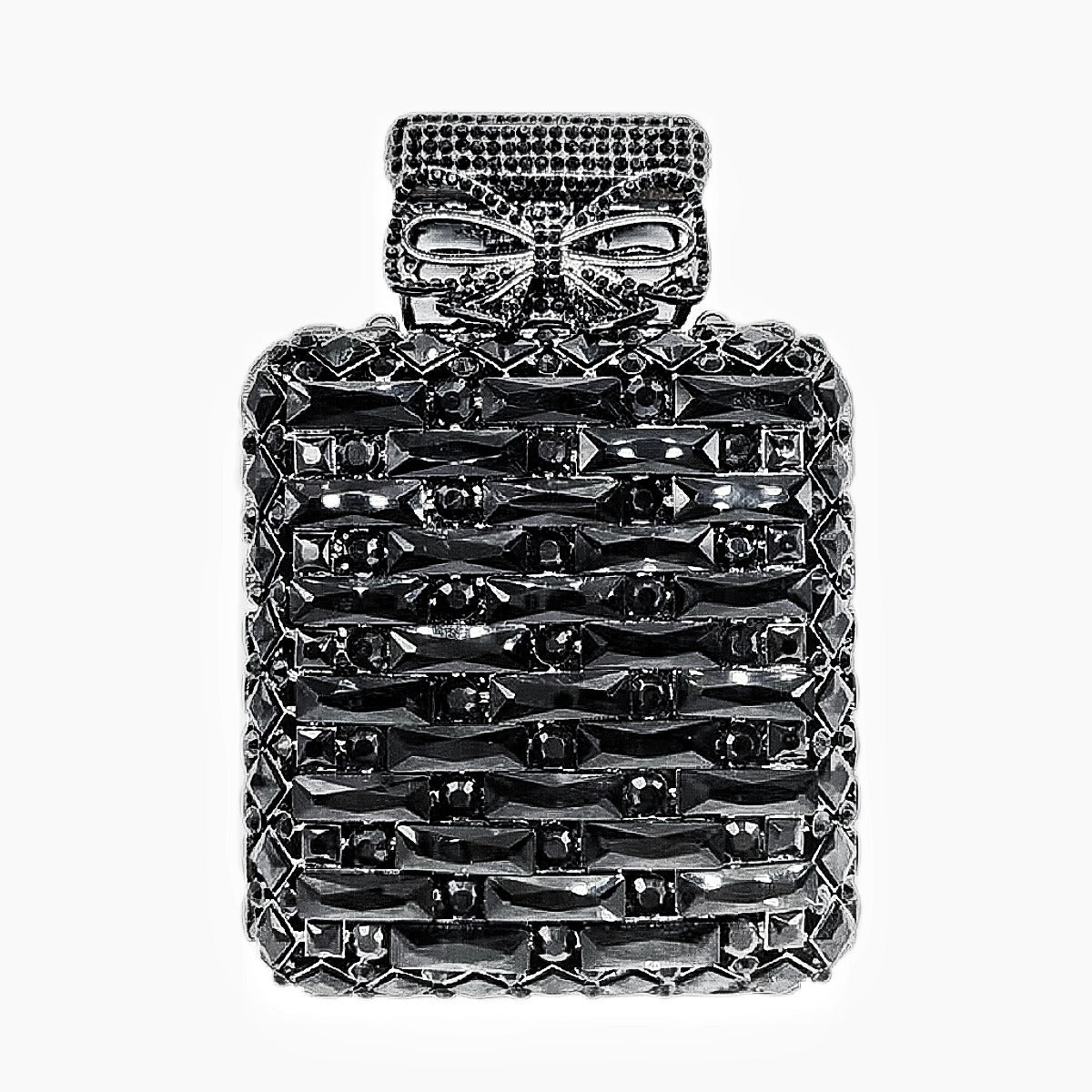 Rhinestone Bag Perfume bottle Shape with Diamante and Crystal - Pleasures and Sins   Pleasures and Sins