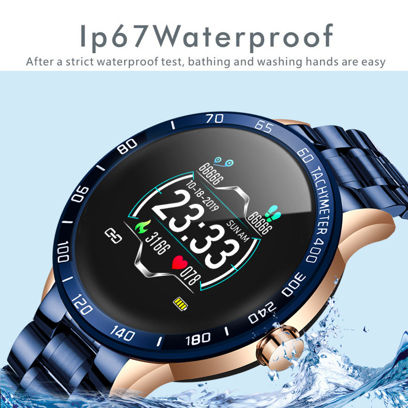 Smart Watch Heart Rate Steps Blood Pressure Detection Mens Watch - Pleasures and Sins   Pleasures and Sins