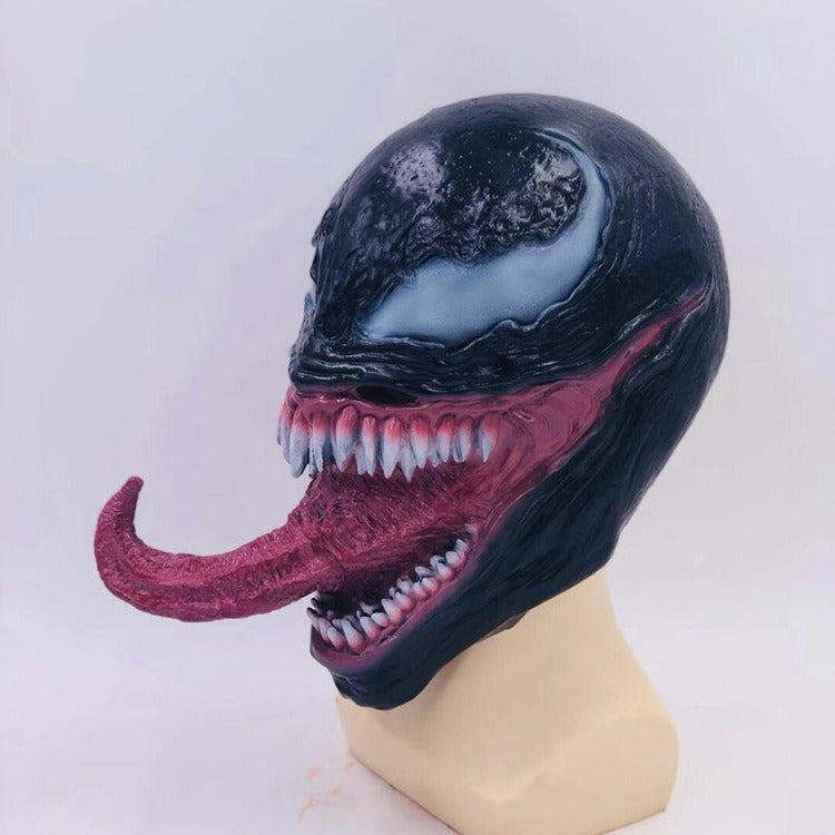 Latex Venom Cosplay Avengers 4 Hero Halloween Horror Mask Mask Pleasures and Sins.