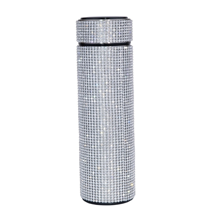 500ml RhinestoneThermos Bottle Stainless Steel Flask for Girls - Pleasures and Sins   Pleasures and Sins