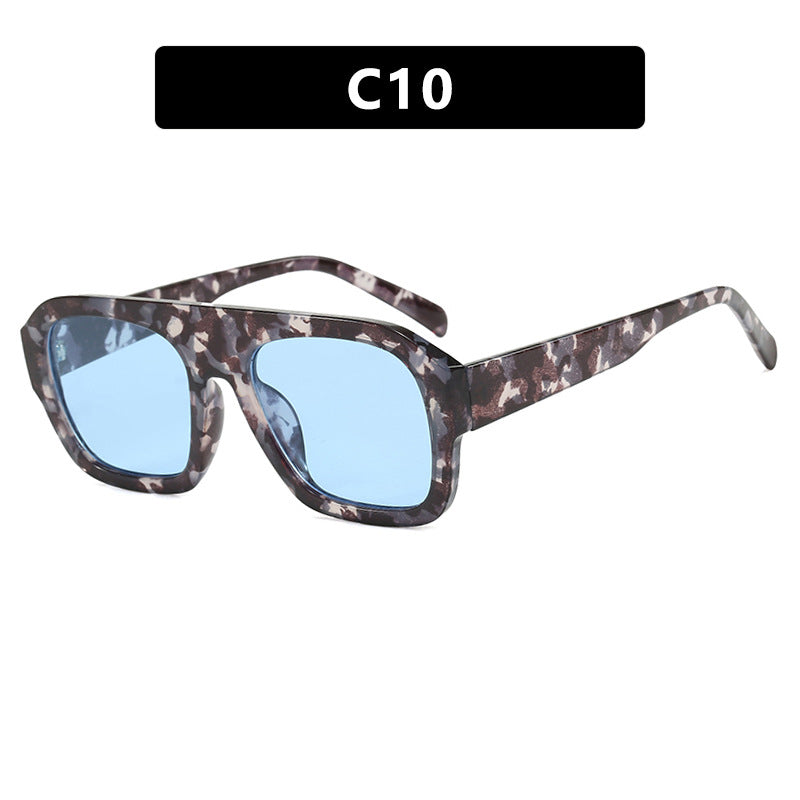 Ladies large frame square sunglasses, Instagram trend