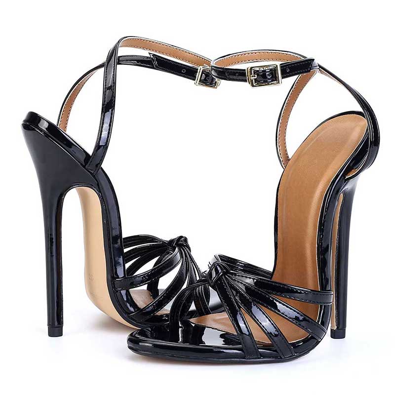 Plus Size Drag Queen Stiletto Sandals Pumps 13.5cm High Heel - Pleasures and Sins   Pleasures and Sins