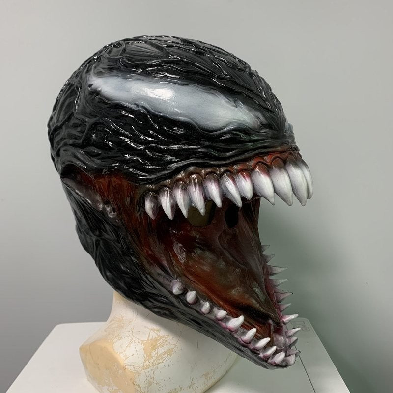 Latex Venom Cosplay Avengers 4 Hero Halloween Horror Mask Mask Pleasures and Sins.