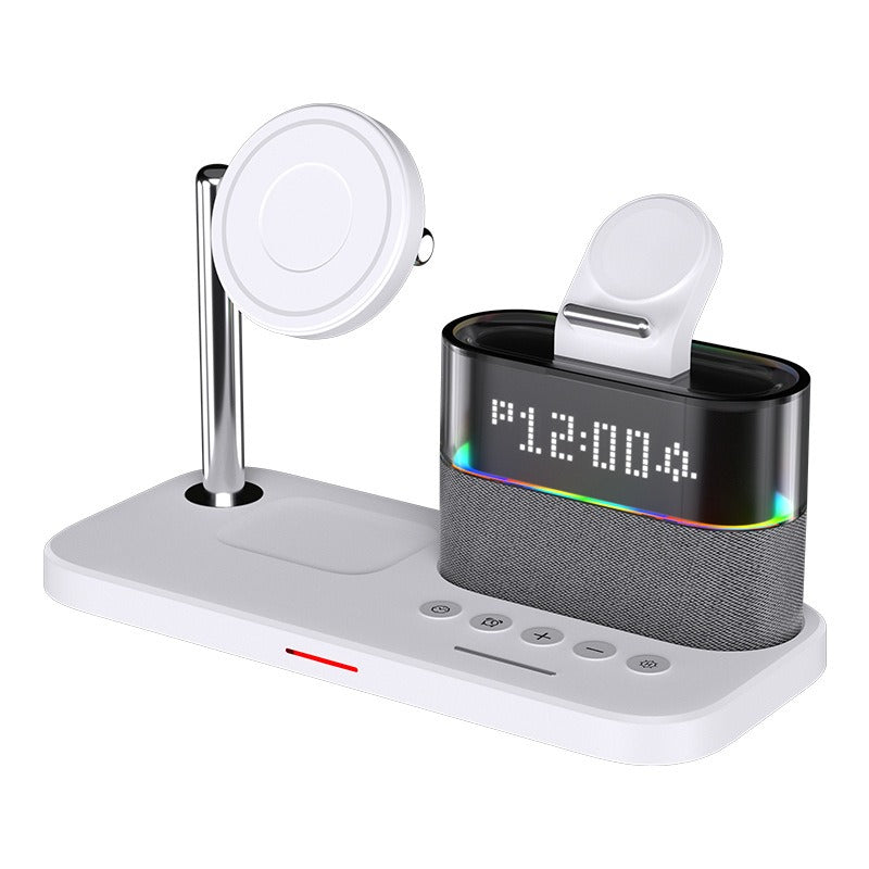 Apple Magnetic wireless charger 5 in 1 charger clock suitable for iPhone - Pleasures and Sins   Pleasures and Sins