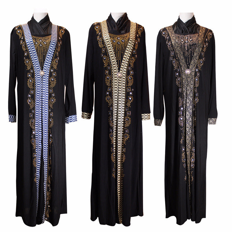 Muslim Ramadan Luxurious Fashion Beaded Dress - Pleasures and Sins   Pleasures and Sins