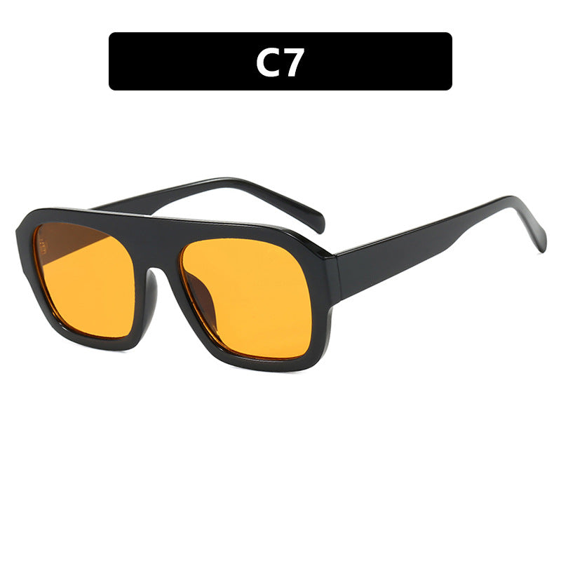 Ladies large frame square sunglasses, Instagram trend