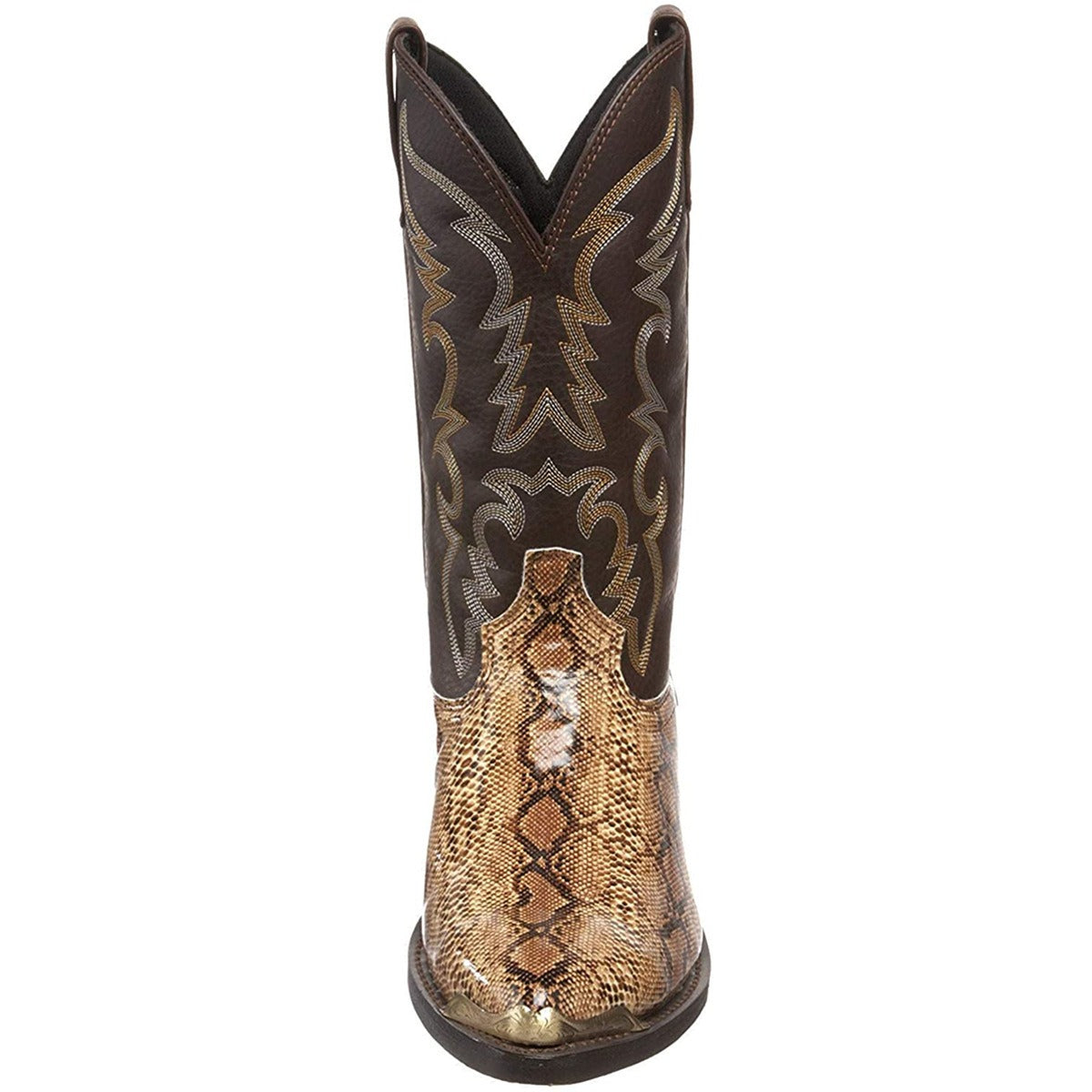 Western Cowboy Boots Casual Unisex Iron Toe Cap Snake Pattern - Pleasures and Sins   Pleasures and Sin