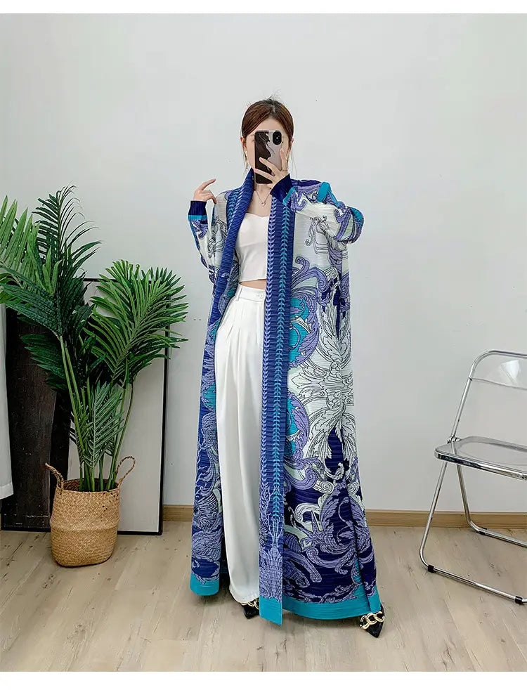 Muslim Fashion Elegant Cardigan Dress Belt Robe