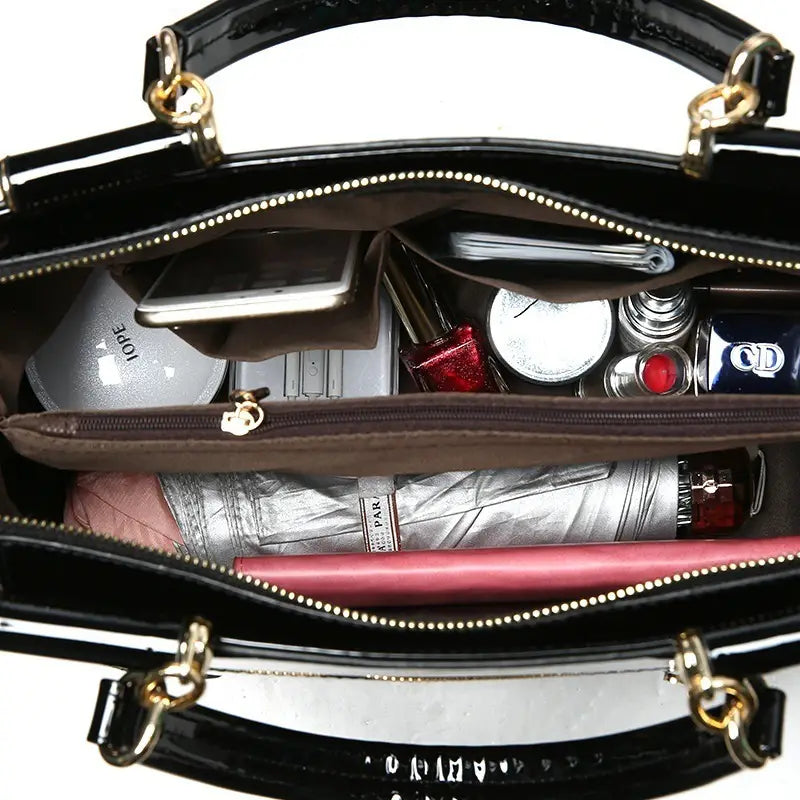 Women’s Patent Leather Handbag