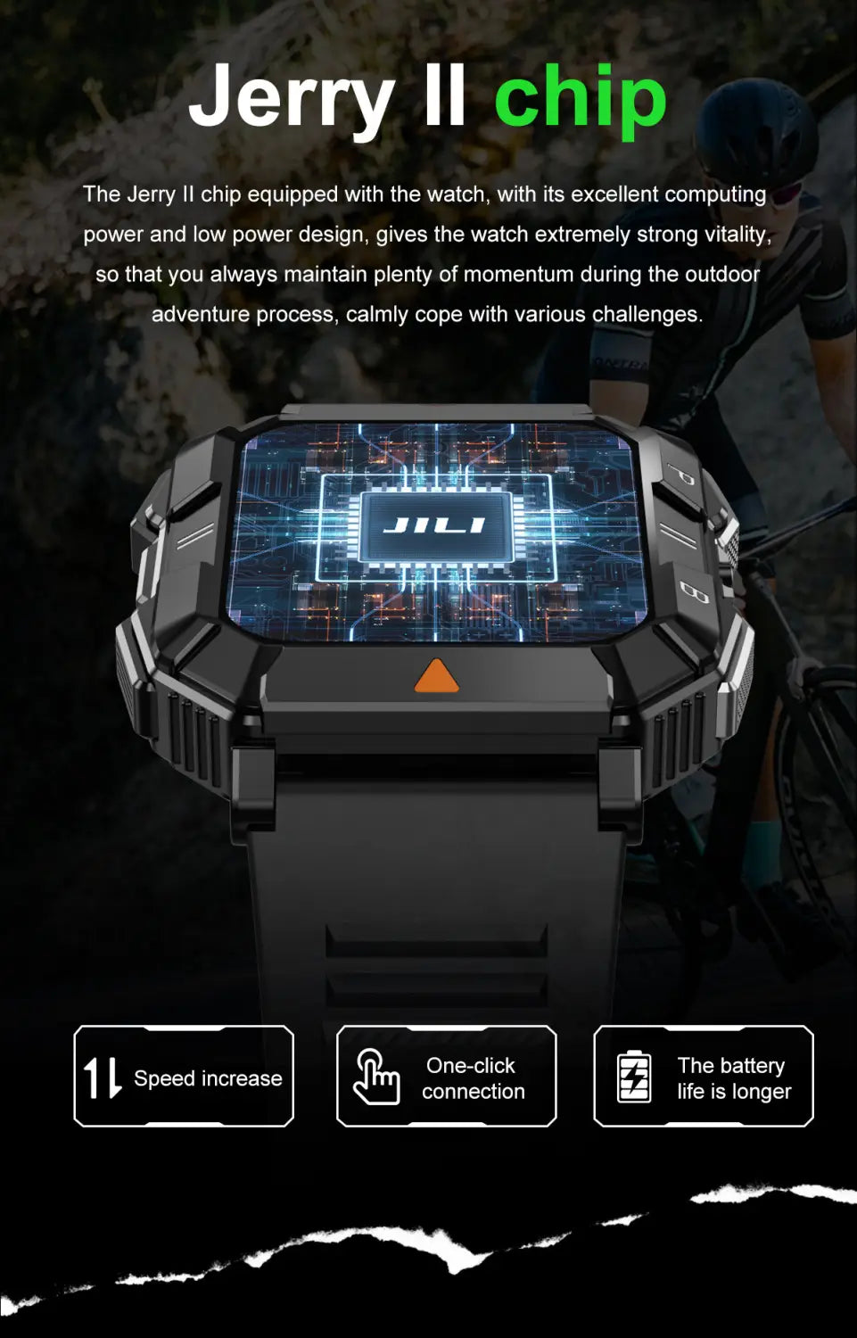 Smartwatch Bluetooth waterproof heart rate oxygen monitoring