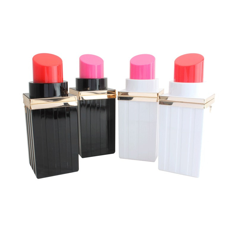 Lipstick Shape Bag Hand held One shoulder Evening Wear Acrylic Bag - Pleasures and Sins