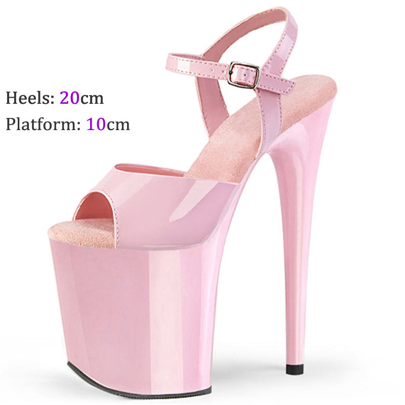 Womens Summer Sandals Modern Stiletto Platform Pole Dance Shoes - Pleasures and Sins   Pleasures and Sins