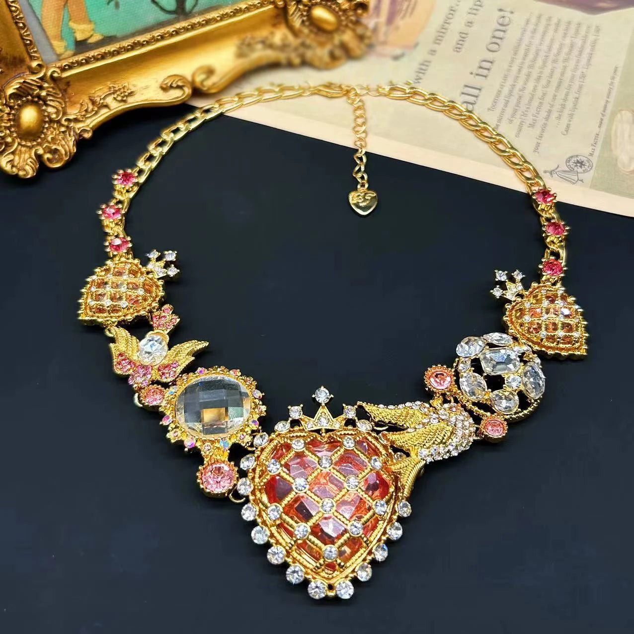 Heavy Bling Statement Piece luxury drag queen necklace - Pleasures and Sins   Pleasures and Sins