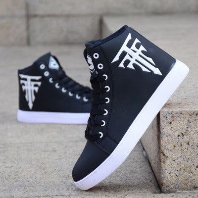 Mens casual high top board shoes lace up running shoes - Pleasures and Sins   Pleasures and Sins