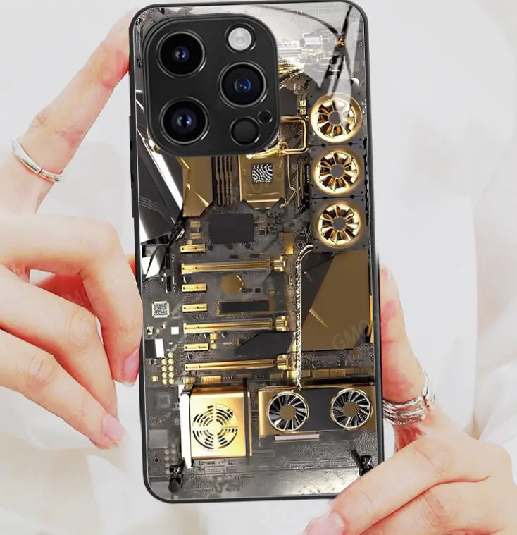 Trendy Circuit Board Design Apple Iphone 14 & 15 Phone Case