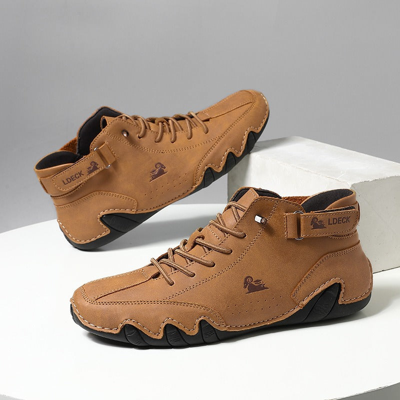 Hot selling high-top casual men's short boots - Pleasures and Sins   Pleasures and Sins